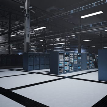 Server cabinets preserving critical datasets required for artificial intelligence systems, simulations and modeling. Blade servers offering scalable infrastructure for training and testing
