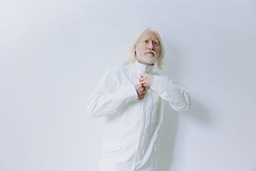 A stylish model dressed in a white outfit stands confidently against a soft light backdrop The look portrays sophistication and modernity, ideal for fashion, lifestyle, and editorial visuals