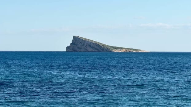 Come explore the serene and stunning beauty of Benidorm Island, which overlooks the tranquil and expansive sea