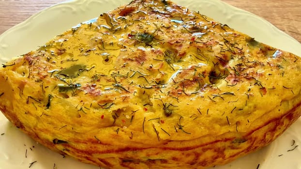 A delicious and savory egg frittata dish that is both nutritious and ideal for breakfast or brunch gatherings