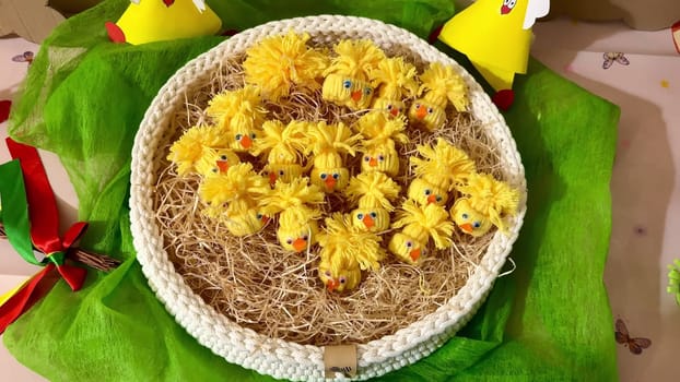 These adorable yellow chick decorations are absolutely perfect for Easter celebrations or fun childrens parties