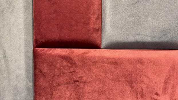 A curated collection of elegant fabric textures showcasing a variety of contemporary colors and shades