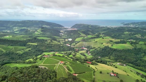 Breathtaking aerial scenes magnificently showcasing vibrant landscapes alongside stunning coastal beauty around us