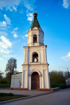 Bell Tower of an Orthodox Church on a Sunny Day