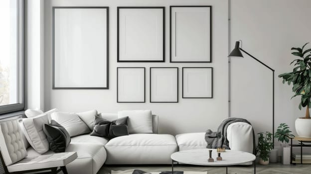Bohemian Frame Poster Set Mockup