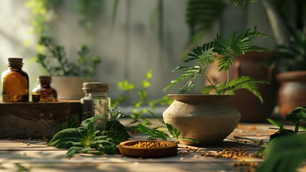 Power Of Herbs For Human Health. Holistic Doctor Advertisings