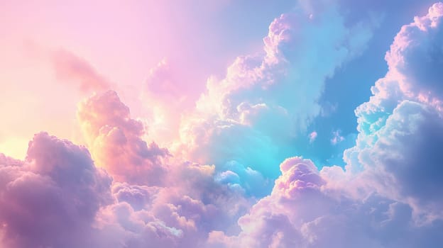 Pastel clouds gently fill the sky