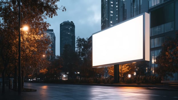 Billboard Construction An Advertising Mockup
