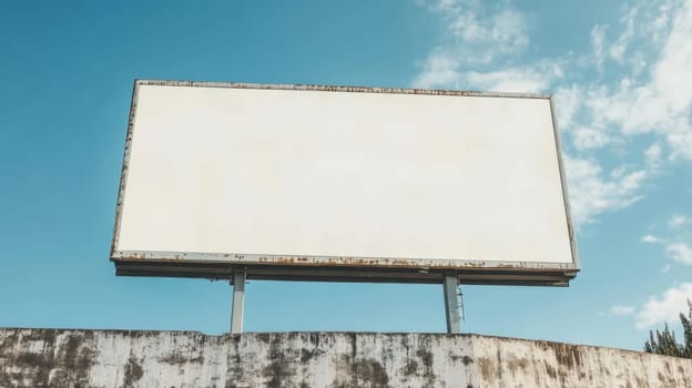 Billboard Construction An Advertising Mockup