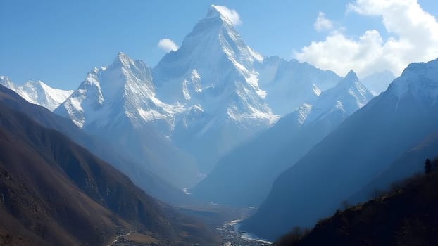 Beautiful mountains of Nepal
