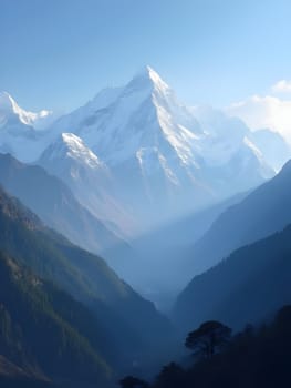 Beautiful mountains of Nepal