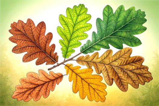 a tree that bears acorns as fruit, and typically has lobed deciduous leaves