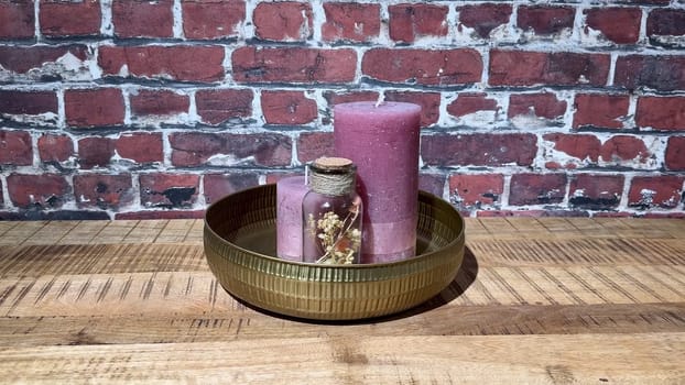 A serene and beautiful display of flickering candles arranged in a cozy setting, perfect for home decor inspiration