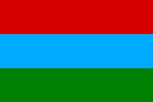 A Republic of Karelia flag background