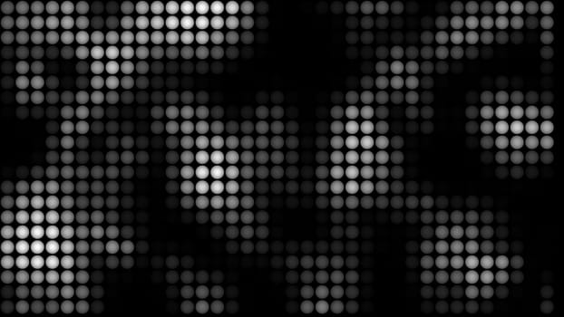 Black and white balls. Computer generated 3d render