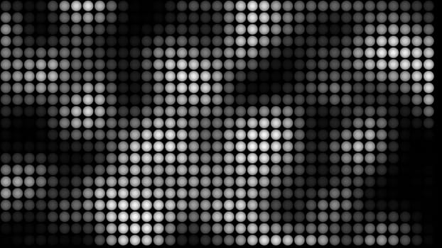 Black and white balls. Computer generated 3d render