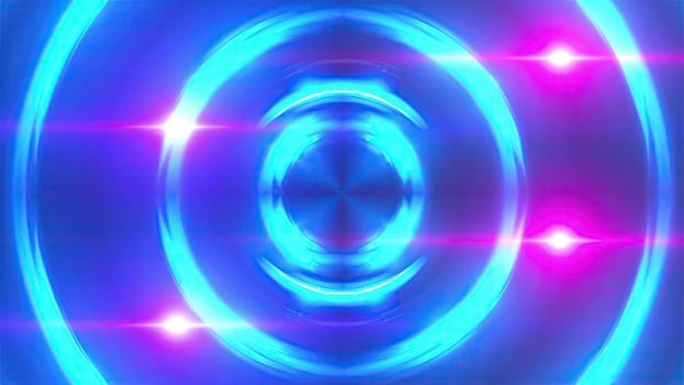 Bright fractal Lights. Computer generated 3d render