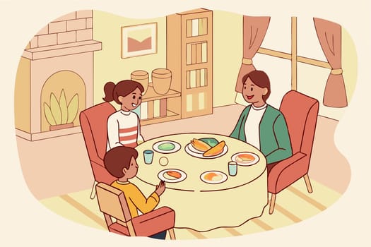 a group of one or more parents and their children living together as a unit