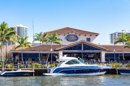 FORT LAUDERDALE, FLORIDA - January 27, 2025:Bokampers Bar and Grill in Fort Lauderdale Florida
