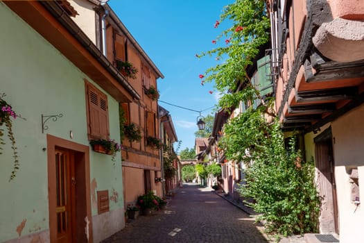 A view of beautiful village in Alsace, France