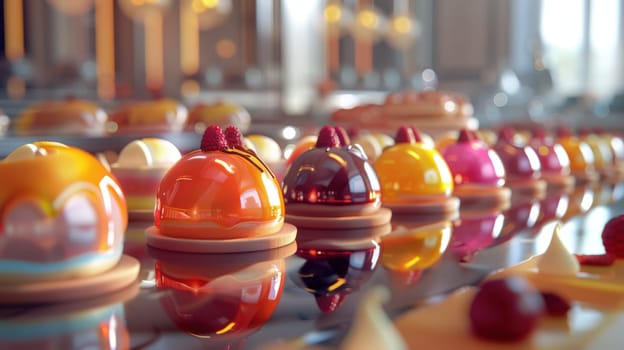 Diversity, beauty, and culinary artistry of pastries