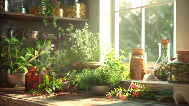 Power Of Herbs For Human Health. Holistic Doctor Advertisings