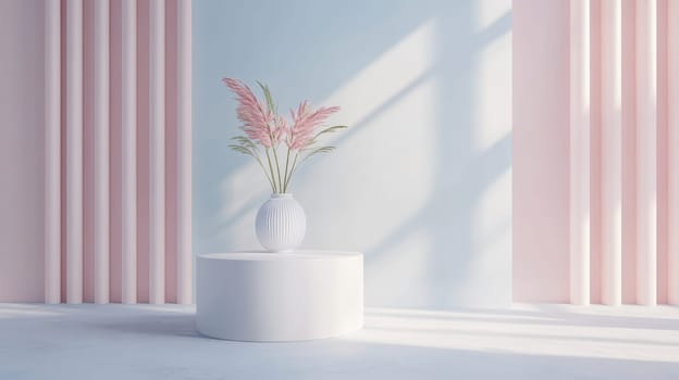 Branding Presentation Mockup in Pastel Colors