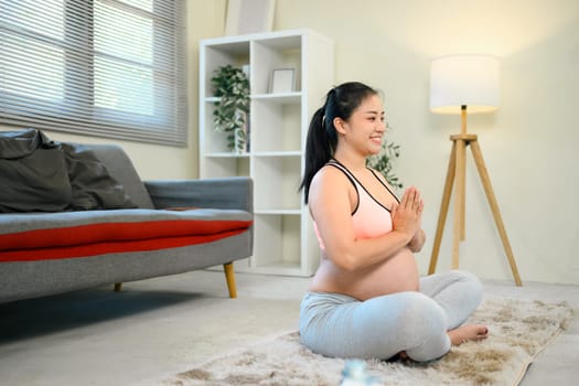 Mindfulness and pregnancy wellness at home.