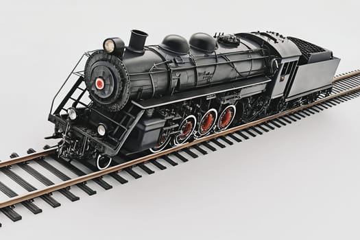 a powered rail vehicle used for pulling trains. Relating to or effecting locomotion