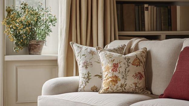 Interior decor that embrace classic neutral tones, delicate textures, and sophisticated styling idea