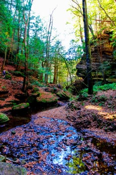 Views at Old Man's Cave, Hocking Hills State Park, Ohio