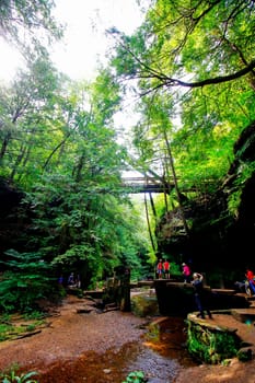 Views at Old Man's Cave, Hocking Hills State Park, Ohio