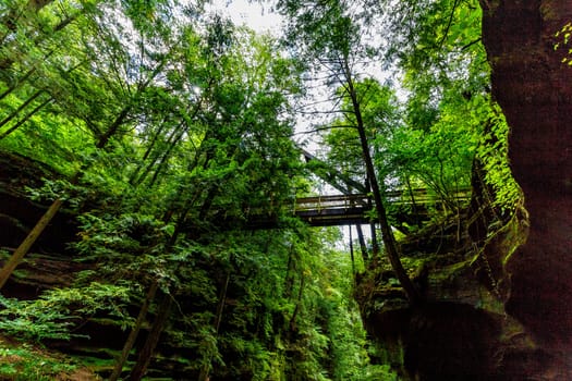 Views at Old Man's Cave, Hocking Hills State Park, Ohio