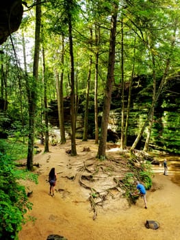 Views at Old Man's Cave, Hocking Hills State Park, Ohio