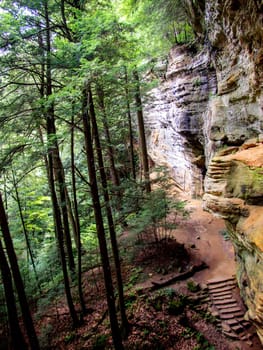 Views at Old Man's Cave, Hocking Hills State Park, Ohio