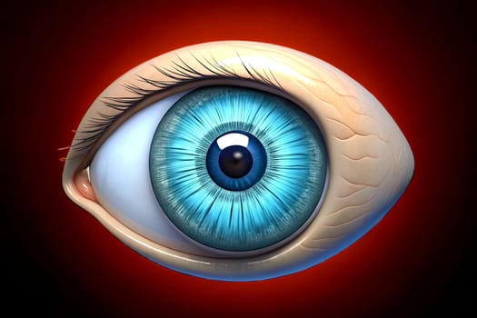 each of a pair of globular organs in the head through which people and vertebrate animals see