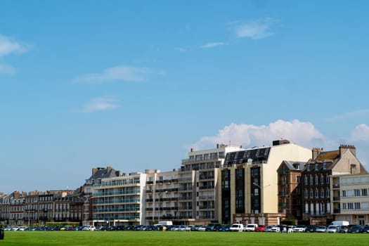 A view of Dieppe city, Normandy, France
