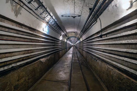 Inside the ligne Maginot fortification in France