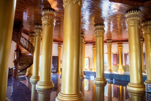 Inside the Wat Tham Pha Keung in Amphoe Phu Wiang in  Province of Khon Kaen in Thailand. Thailand, Khon Kaen, December, 6, 2024