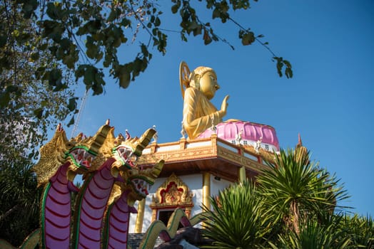 Wat Tham Pha Keung in Amphoe Phu Wiang in  Province of Khon Kaen in Thailand. Thailand, Khon Kaen, December, 6, 2024