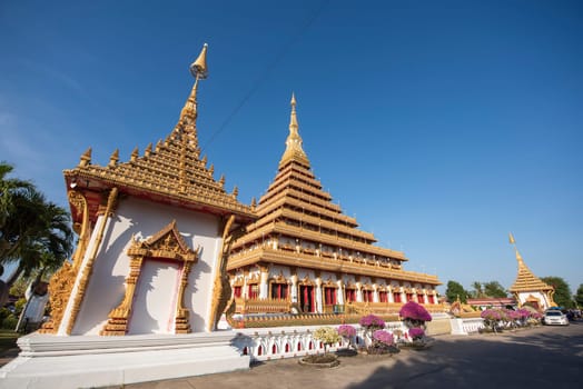 Phra Mahathat Kaen Nakhon in the City Centre of Khon Kaen Province Khon Kaen in Thailand. Thailand, Khon Kaen, December, 4, 2024