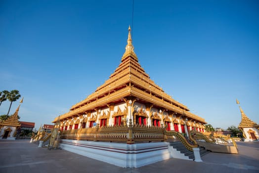 Phra Mahathat Kaen Nakhon in the City Centre of Khon Kaen Province Khon Kaen in Thailand. Thailand, Khon Kaen, December, 4, 2024