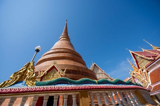 Wat That Chedi in City Centre of Khon Kaen and Province Khon Kaen in Thailand. Thailand, Khon Kaen, December, 5, 2024
