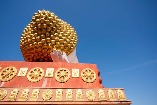 Reclining Buddha at Wat Pa Kittiyanusorn in Amphoe Phu Wiang in  Province of Khon Kaen in Thailand. Thailand, Khon Kaen, December, 6, 2024