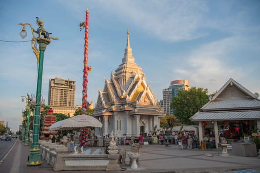 City Pillar Shrine in City Centre of Khon Kaen and Province Khon Kaen in Thailand. Thailand, Khon Kaen, December, 8, 2024