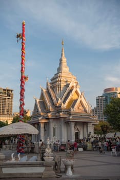City Pillar Shrine in City Centre of Khon Kaen and Province Khon Kaen in Thailand. Thailand, Khon Kaen, December, 8, 2024