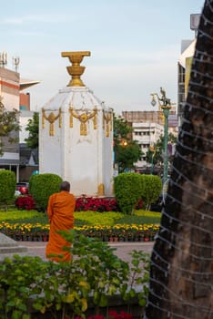 Park at City Pillar Shrine in City Centre of Khon Kaen and Province Khon Kaen in Thailand. Thailand, Khon Kaen, December, 8, 2024