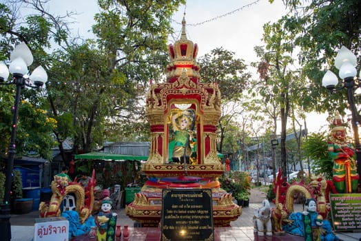 Park at City Pillar Shrine in City Centre of Khon Kaen and Province Khon Kaen in Thailand. Thailand, Khon Kaen, December, 8, 2024