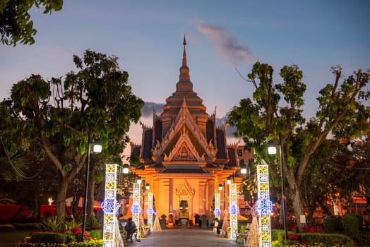 City Pillar Shrine in City Centre of Khon Kaen and Province Khon Kaen in Thailand. Thailand, Khon Kaen, December, 8, 2024