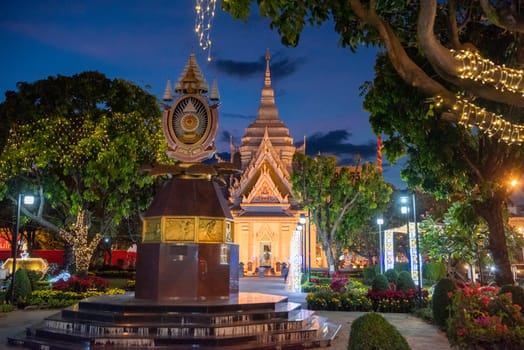 City Pillar Shrine in City Centre of Khon Kaen and Province Khon Kaen in Thailand. Thailand, Khon Kaen, December, 8, 2024